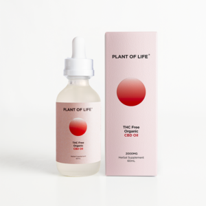 [PLANT OF LIFE] THC Free Organic CBD Oil - 2000mg
