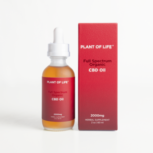[PLANT OF LIFE] Full Spectrum Organic CBD Oil - 2000mg