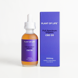 [PLANT OF LIFE] Full Spectrum Organic CBD Oil - 3000mg