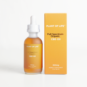 [PLANT OF LIFE] Full Spectrum Organic CBD Oil - 300mg