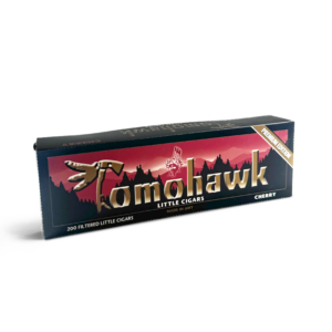 Tomohawk Little Cigars Cherry Flavor (A case of 50 cartons)