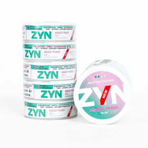 [EU ZYN] 6.5mg Breezy Peach (5 Cans / Sleeve)